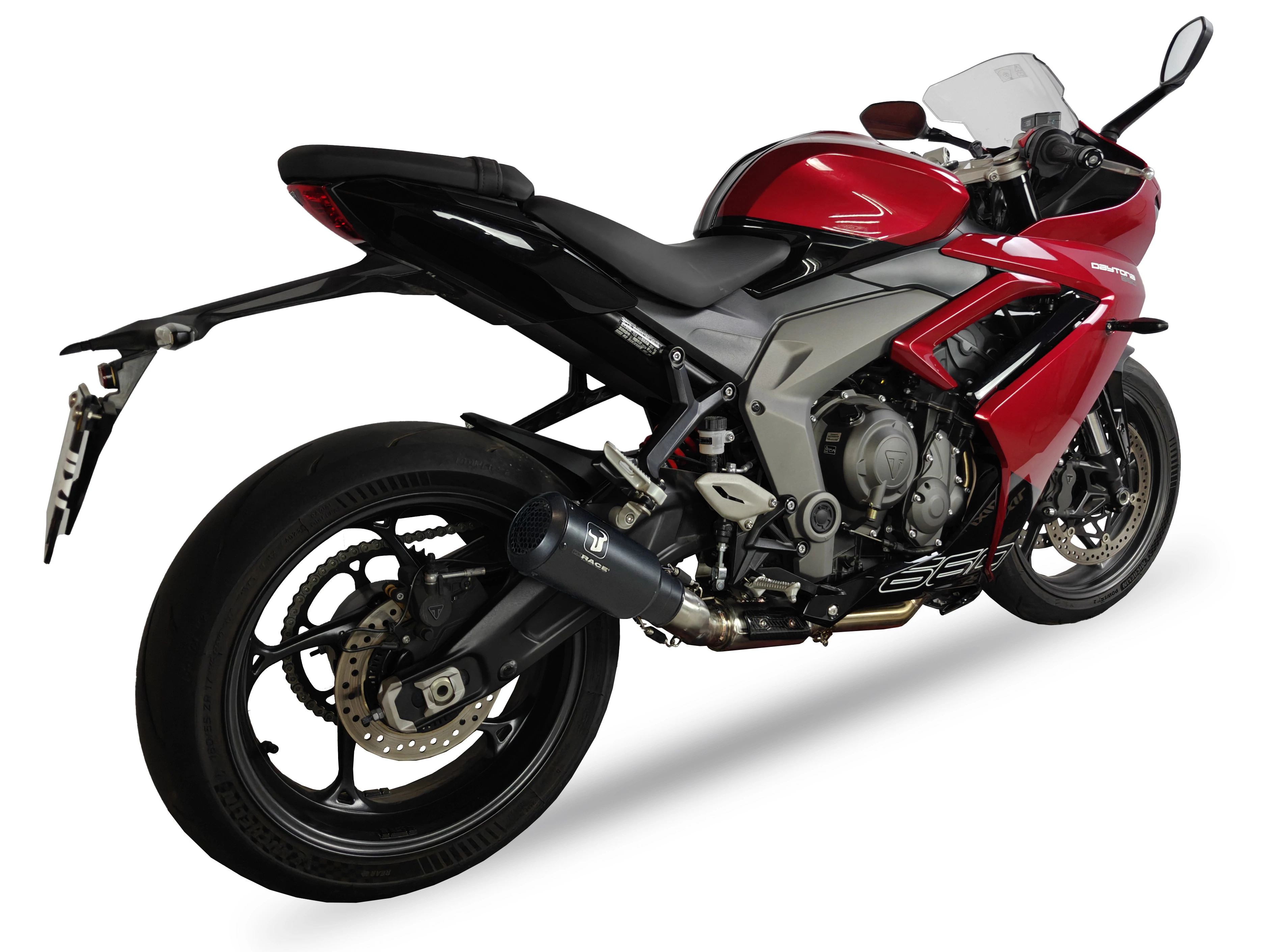 IXRACE Tłumik TRIUMPH DAYTONA 660 2024 (LG20 LG21) FULL SYSTEM typ MK2B MK2 SERIES BLACK
