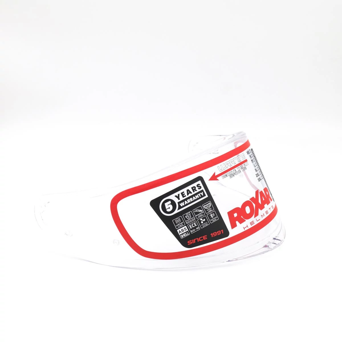 ROXAR HELMETS ROXAR Wizjer Bayamo EVO AS/PR Przezroczysty