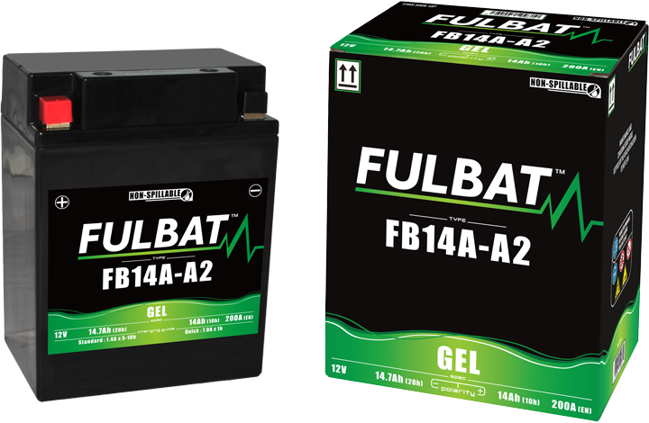 Akumulator FULBAT FUL GEL - FB14A-A2 / YB14A-A2 (Żelowy, bezobsługowy)