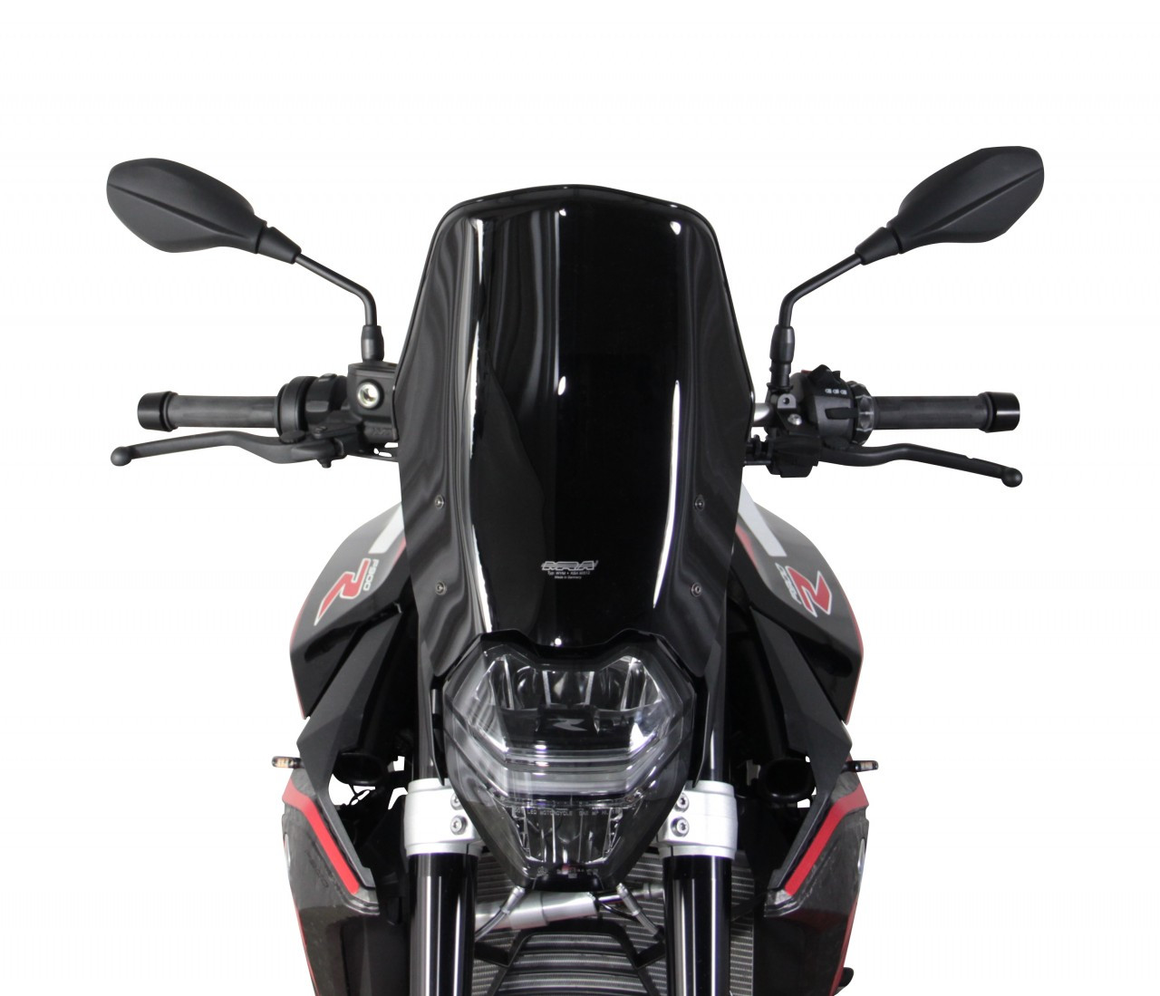 Szyba motocyklowa MRA BMW F 900 R 2020-, forma NTN, czarna