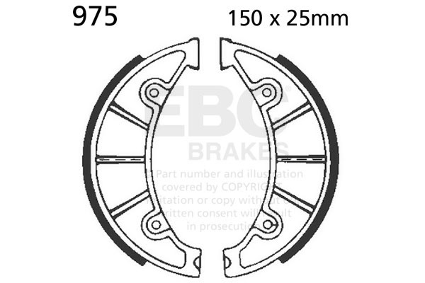 Szczęki hamulcowe EBC 975 (1 kpl.)