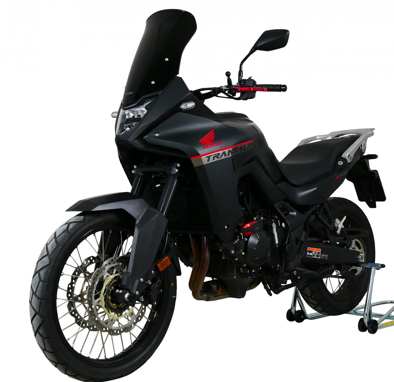 Szyba motocyklowa MRA HONDA XL 750 TRANSALP 2023-2024, forma TM, czarna