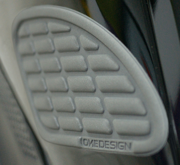 ONEDESIGN para stompgripów soft touch leather w kolorze szarym