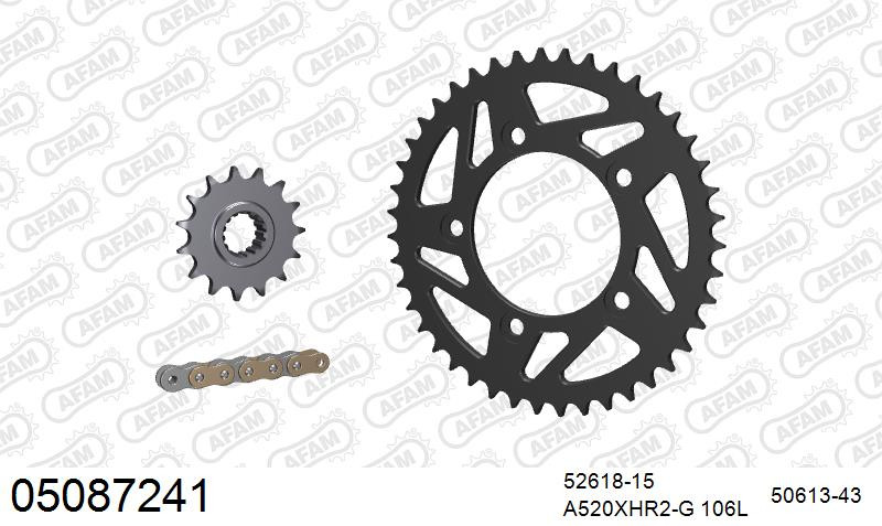 Zestaw napędowy AFAM do DUCATI 959 Panigale, 959 Panigale Corse, Panigale 959, Panigale 959 Corse