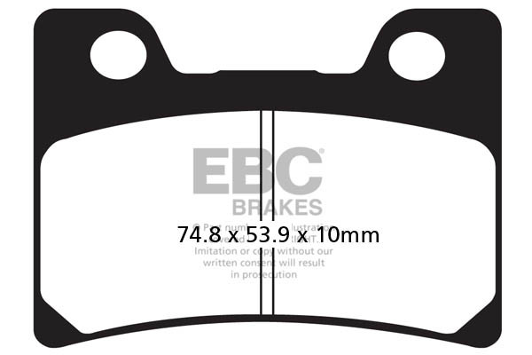 EBC Brakes Klocki hamulcowe EBC FA182HH wzmacniane (kpl. na 1 tarcze)