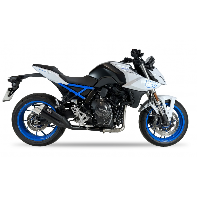 Tłumik IXIL SUZUKI GSX-8S 2023 (WEM2 WEM3) typ L3XB (waga: 3000g, długość: 370 mm., materiał: Inox AISI304, kolor: Anodized alum