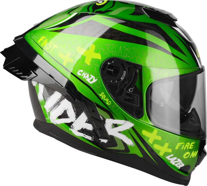 Kask Motocyklowy LAZER RAFALE SR Oni Zielony (kol. Czarny - Zielony)