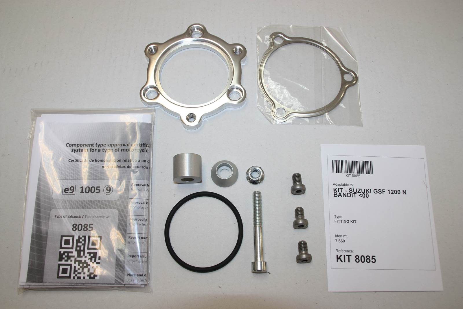 Tłumik IXIL SUZUKI GSF 1200 N BANDIT 96-99 (GV75A) typ SOVE (waga: 3000g, długość: 423 mm., materiał: Inox AISI304, kolor: Black
