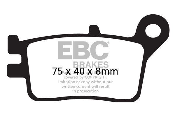 EBC Brakes Klocki hamulcowe EBC FA153 (kpl. na 1 tarcze)