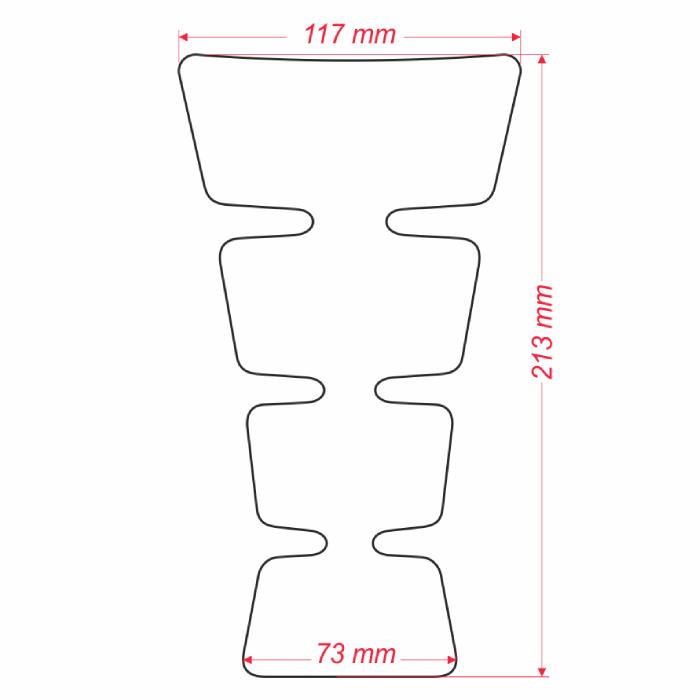 ONEDESIGN tankpad universal GOLD shape carbon