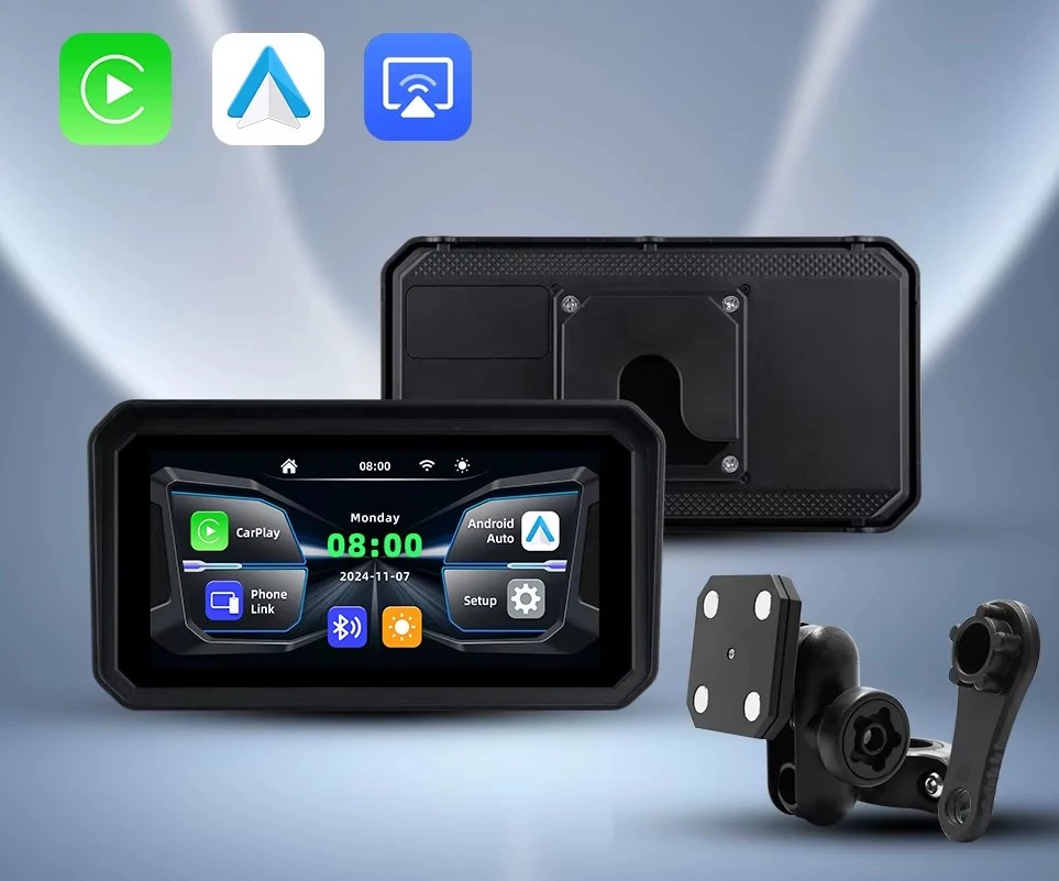 Ekran nawigacyjny do motocykla NAVTICA Nomad, 6,25", CarPlay, Android Auto