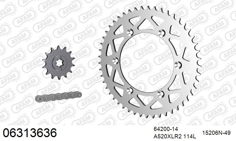 Zestaw napędowy AFAM do HUSQVARNA SM 125, SM 125 S