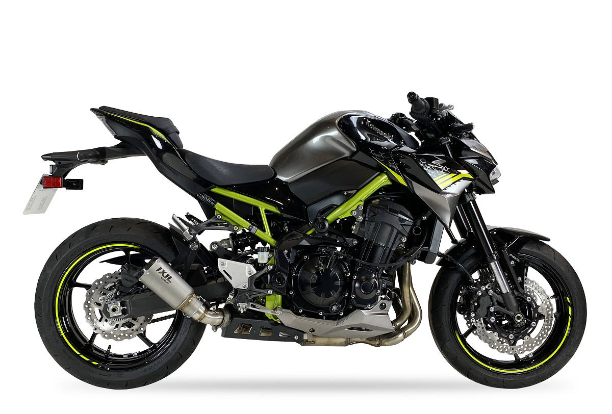Tłumik IXIL KAWASAKI Z 900 92 kW 20-22 (ZR900F) typ RC (waga: 800g, długość: 230 mm., materiał: Inox AISI304, kolor: Bright resi