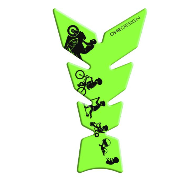ONEDESIGN Tankpad matt fluorescent zielony