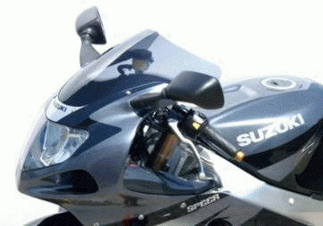 Szyba motocyklowa MRA SUZUKI GSX-R 750 WVBD 2000-2003, forma O, czarna