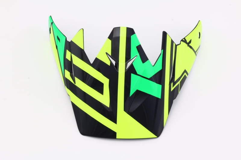 Daszek kasku CROSS OVER KTIME YELLOW/GREEN FLUO