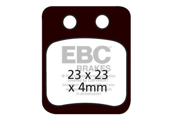 CFA341 - Klocki hamulcowe rowerowe (organiczne) EBC Brakes
