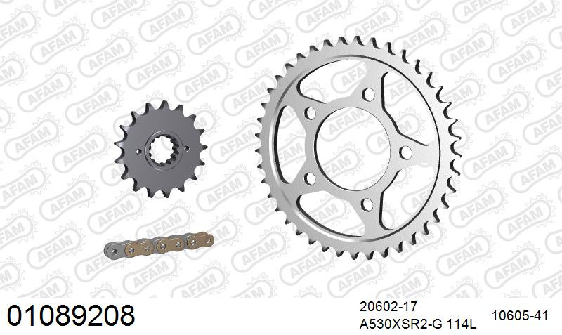 Zestaw napędowy AFAM do HONDA CBR 1000 F T,T,V,V,W,W,X