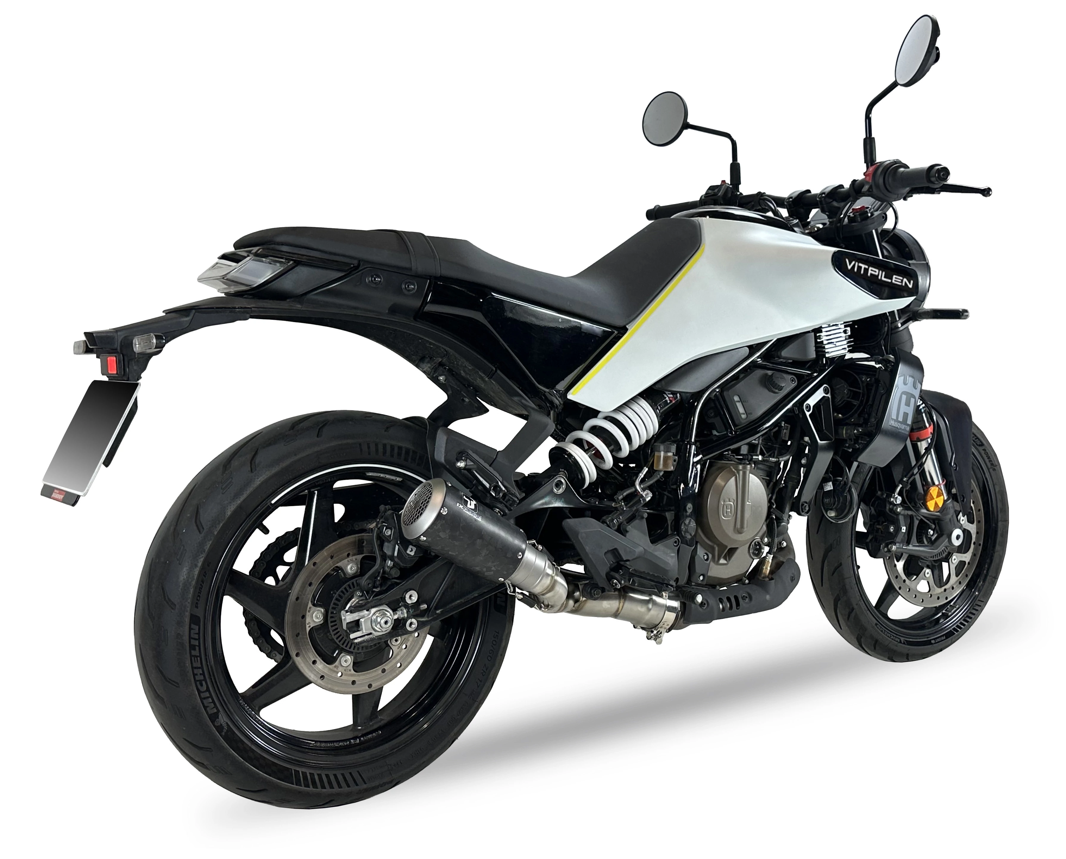 IXRACE Tłumik HUSQVARNA SVARTPILEN 125 24-25 (IS HQV) typ MK2C MK2 CARBON FORGED (Homologacja)