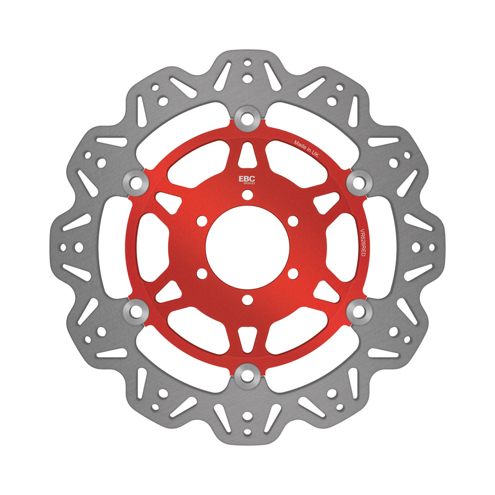 Tarcza hamulcowa motocyklowa EBC VR626RED VEE, czerwona