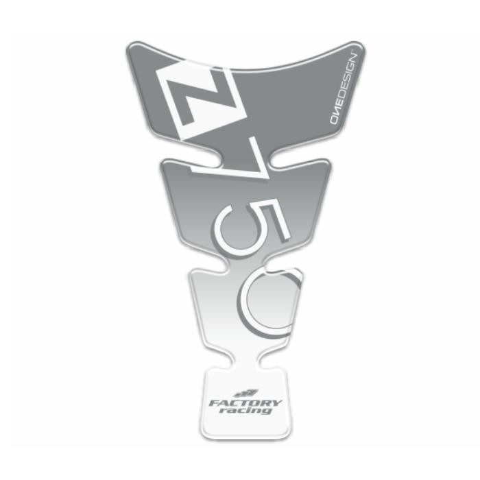 ONEDESIGN Tankpad Spirit shape logo Z750 srebrny/transparentny