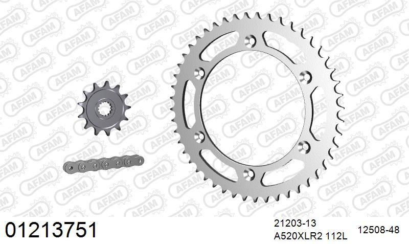 Zestaw napędowy AFAM do YAMAHA WR 125 K