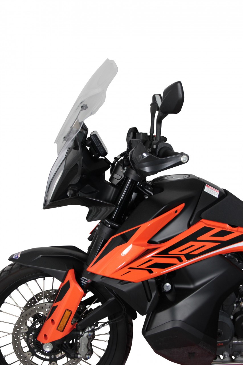 Szyba motocyklowa MRA KTM ADVENTURE 890 R 2018-2022, forma TN, bezbarwna