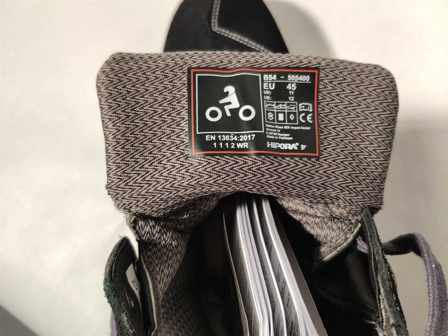 [OUTLET] Buty motocyklowe Miejsko-turystyczne Büse Open Road rozmiar. 45