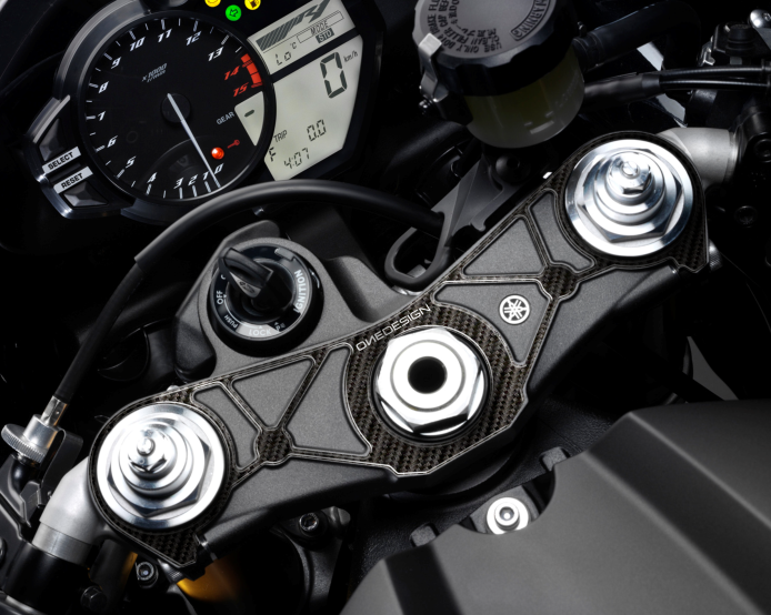 ONEDESIGN Naklejka na półkę kierownicy YAMAHA R1 2009-2011