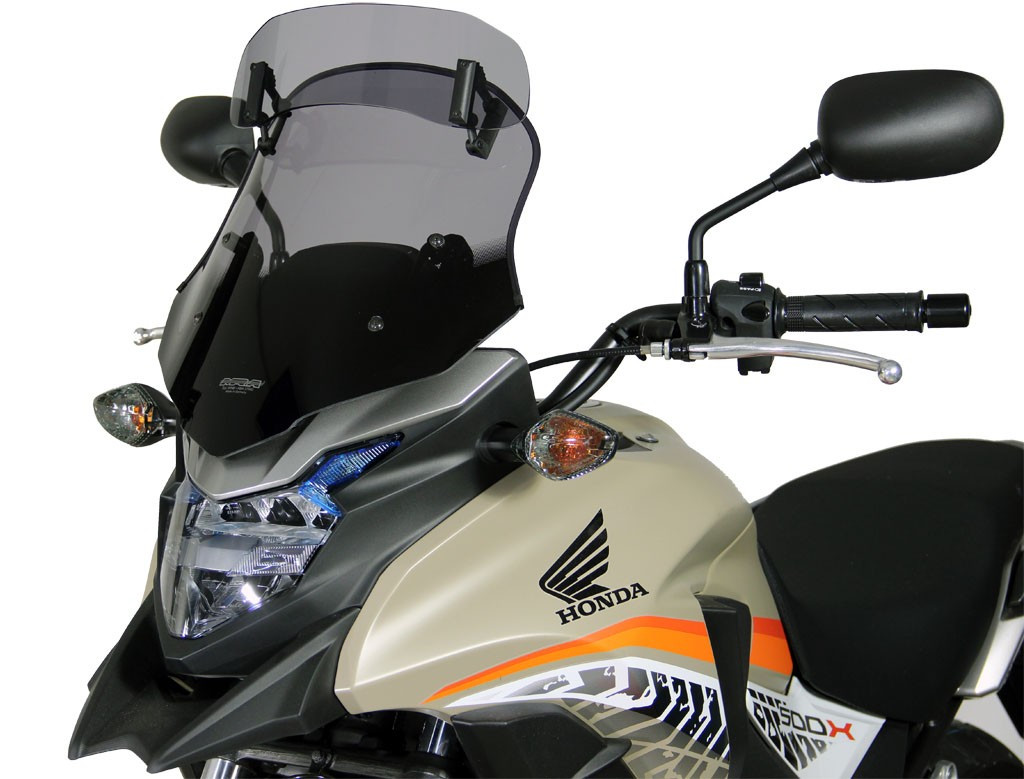 Szyba motocyklowa MRA HONDA CB 500 X /XA PC59 / PC64 / PC64A 2016-, forma VT, bezbarwna