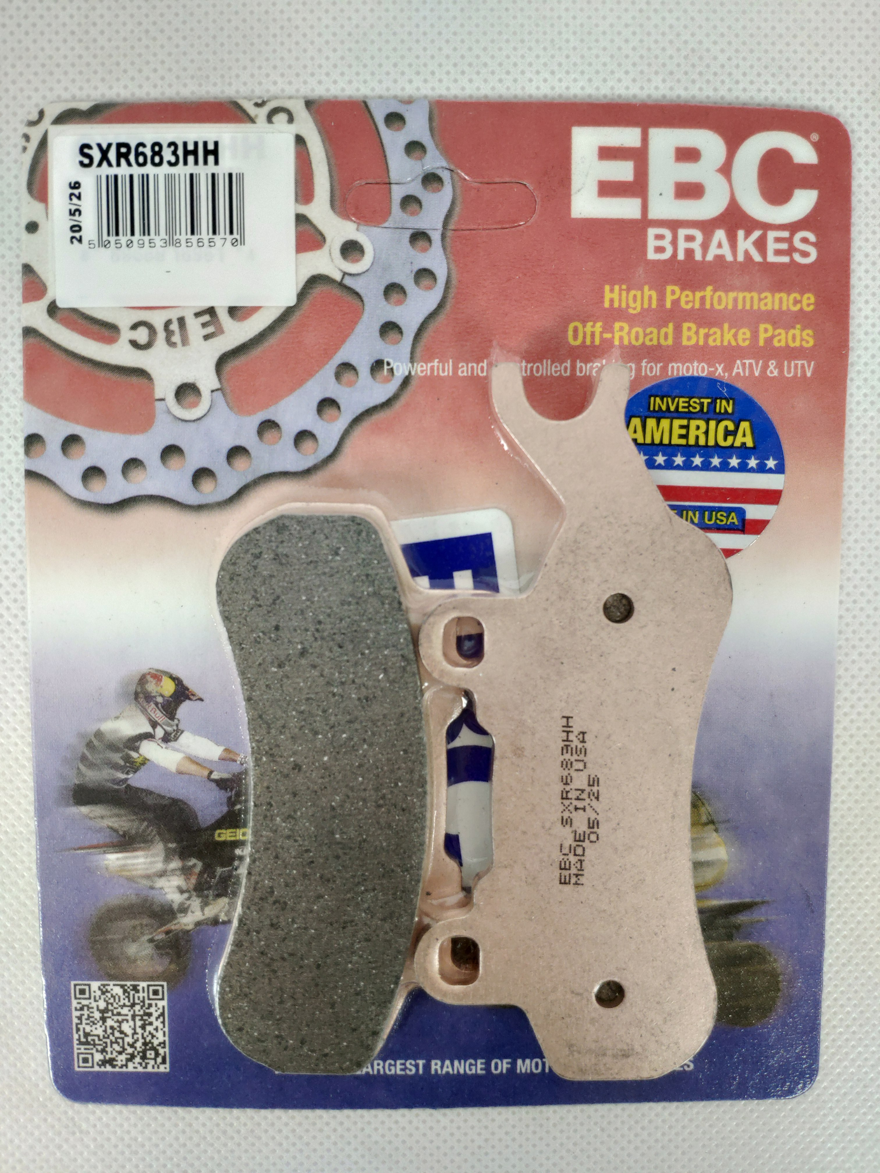 EBC Brakes Klocki hamulcowe EBC SXR683HH Side By Side Race Formula (kpl. na 1 tarcze)