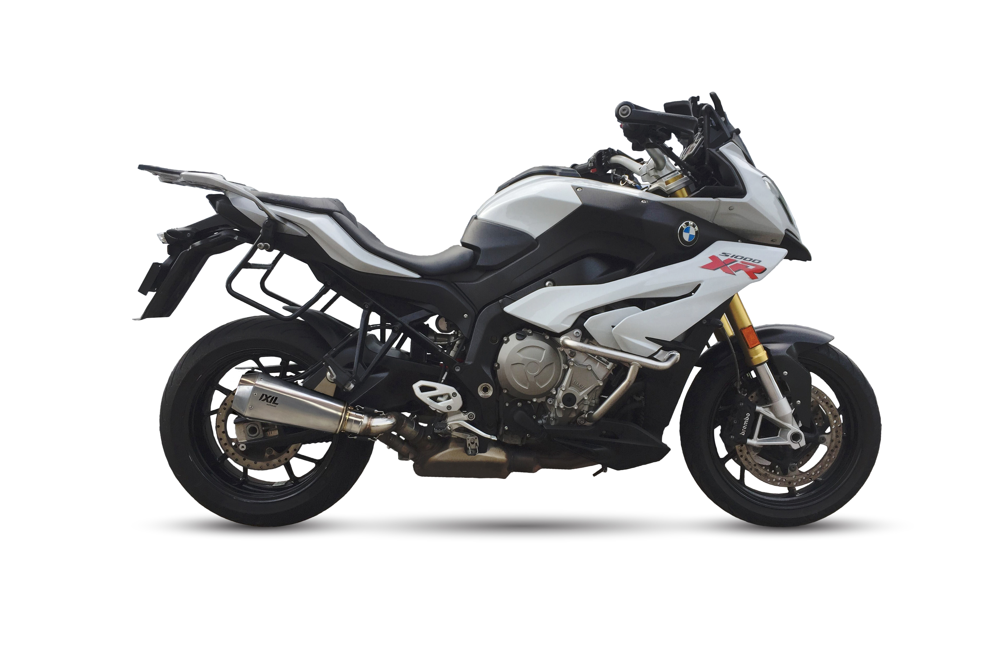 Tłumik IXIL BMW S 1000 XR 15-19 (K10 2X10 2X10R) typ RB (waga: 900g, długość: 230 mm., materiał: Inox AISI304, kolor: Black pain
