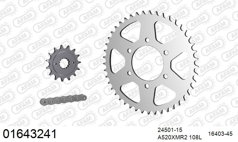 Zestaw napędowy AFAM do KAWASAKI ZXR 400 H1,H2