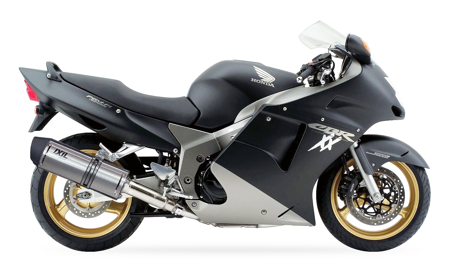 Tłumik prawy IXIL HONDA CBR 1100 XX (SC35 SC42*) typ SOVE (waga: 3000g, długość: 423 mm.)