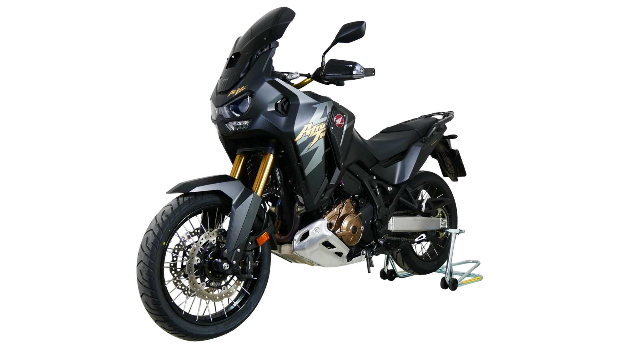 Szyba motocyklowa MRA HONDA CRF 1100 L A.T. AD.SPORTS ES /DCT 2024-, forma TM, czarna
