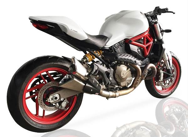 Tłumik IXIL DUCATI M 821 MONSTER 14-16 (M6) typ X55SP (waga: 3200g, długość: 330 mm., materiał: Inox AISI304, kolor: Bright chro