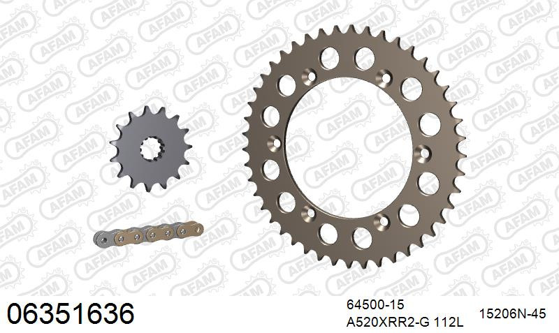 Zestaw napędowy AFAM do HUSQVARNA SM 450 R, SM 450 RR