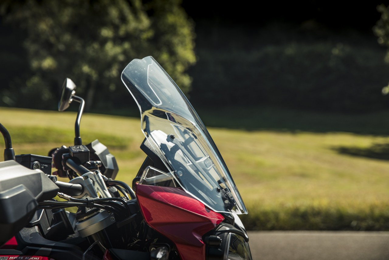 Szyba motocyklowa MRA TRIUMPH TIGER 1200 /XC /XR V201 , V301 2016-2021, forma TM, bezbarwna