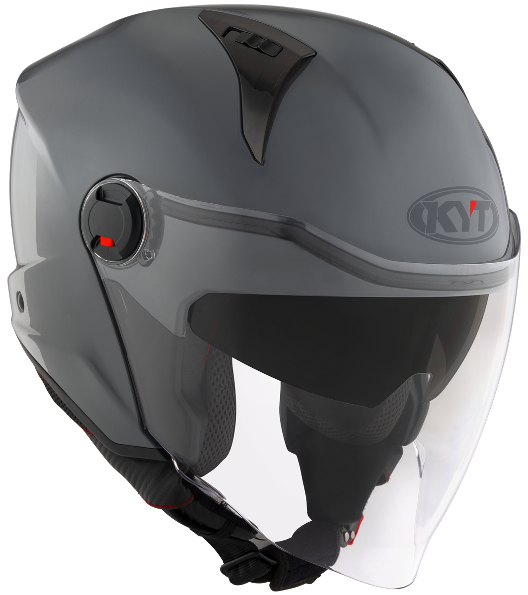 Kask Motocyklowy KYT D-CITY połysk szary ECE/ONU 22-06