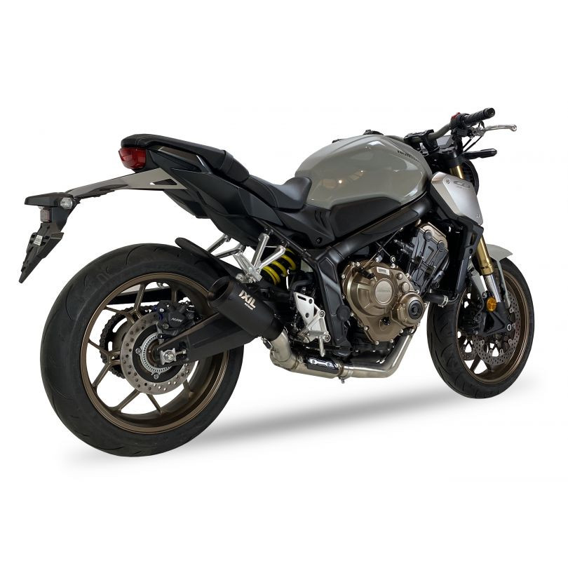 Tłumik IXIL HONDA CBR 650 R 21-23 (RH01) typ RB (waga: 900g, długość: 230 mm., materiał: Inox AISI304, kolor: Black painted) FUL