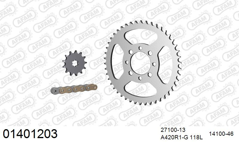 Zestaw napędowy AFAM do SUZUKI RG 50 W D