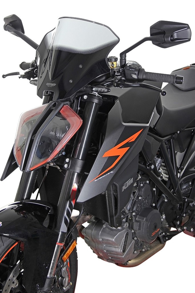Szyba motocyklowa MRA KTM 1290 SUPER DUKE R KTM SUPERDUKE 2017-2019, forma NRM, przyciemniana