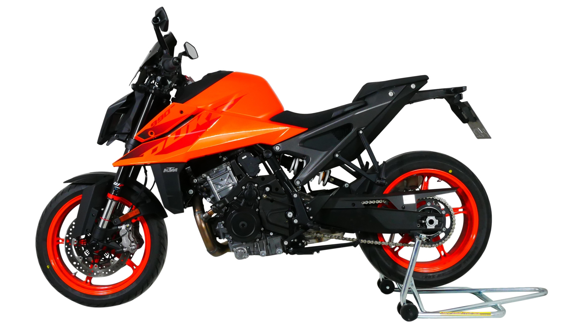 Szyba motocyklowa MRA KTM DUKE 990 2024-, forma NTM, czarna