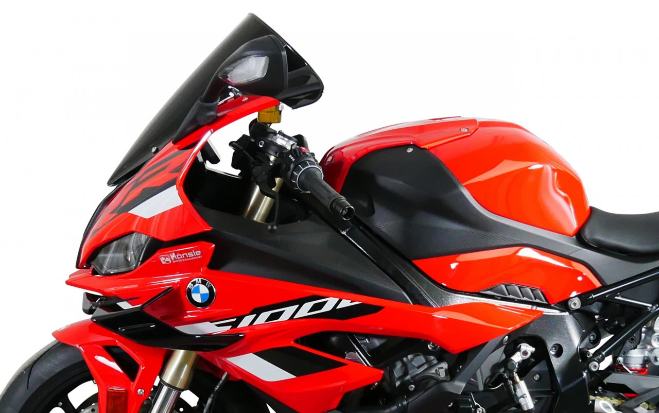 Szyba motocyklowa MRA BMW S1000 RR 2023-2024, forma R, czarna