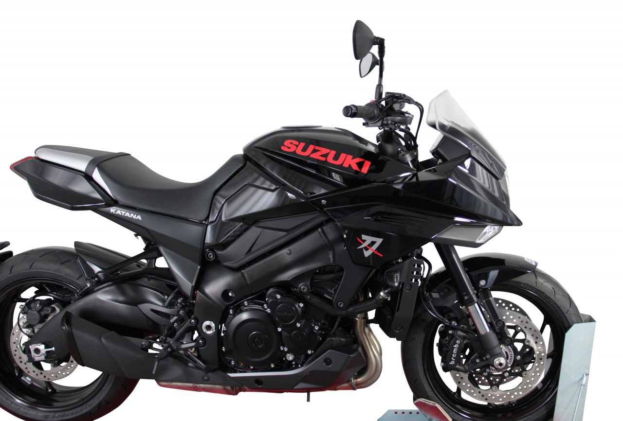 Szyba motocyklowa MRA SUZUKI GSX-S 1000 S KATANA 2019-, forma S, bezbarwna