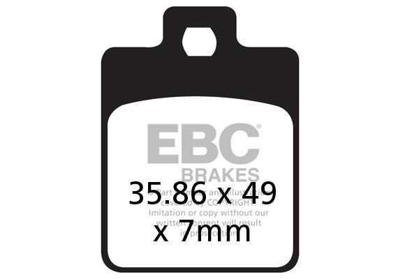 EBC Brakes Klocki hamulcowe EBC SFA260 skuterowe (kpl. na 1 tarcze)