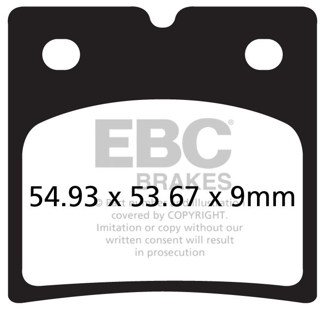 Klocki hamulcowe EBC EPFA696HH Extreme Pro (kpl. na 1 tarcze)