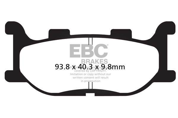 EBC Brakes Klocki hamulcowe EBC FA199HH wzmacniane (kpl. na 1 tarcze)