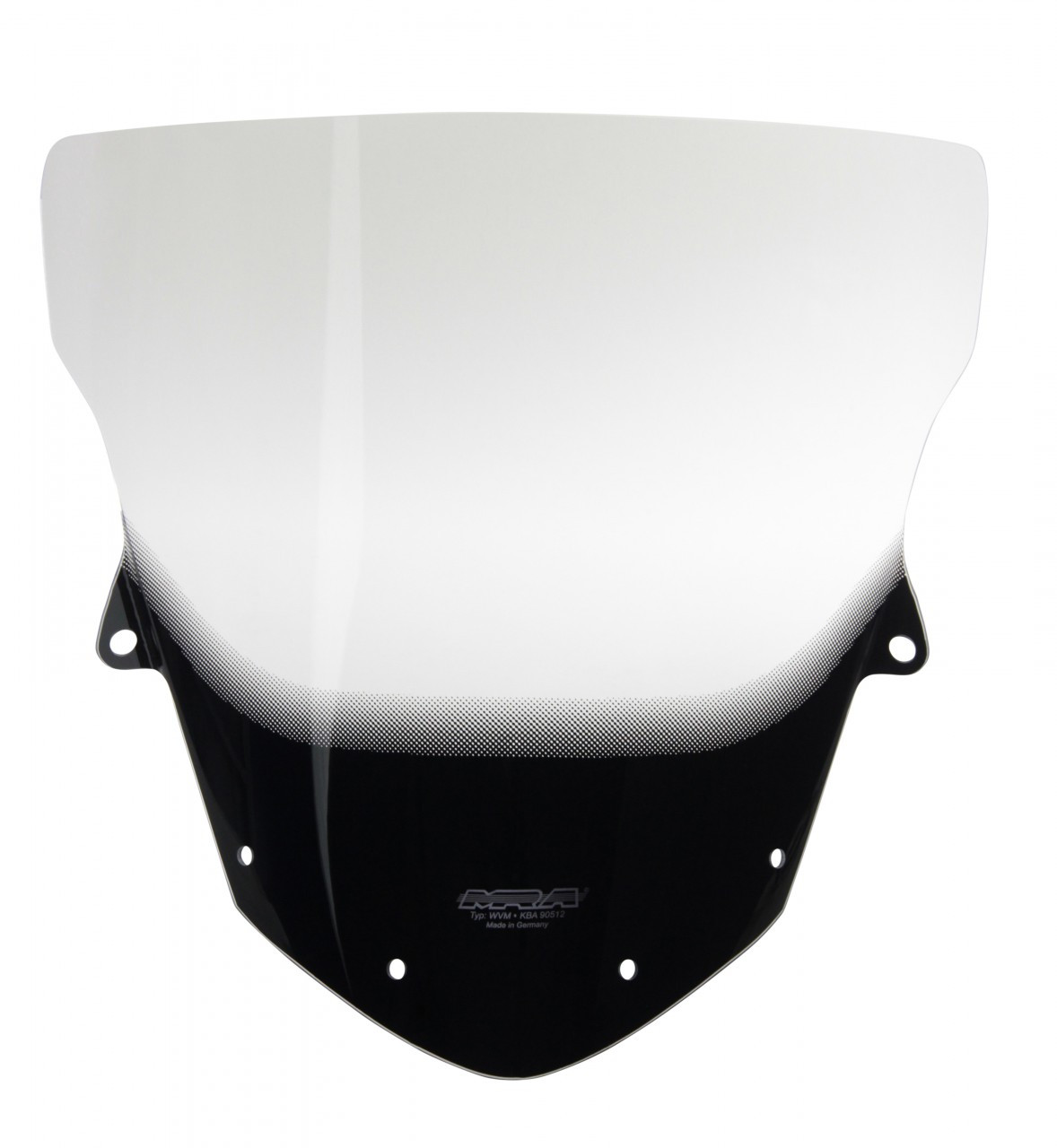 Szyba motocyklowa MRA KAWASAKI NINJA ZX 6 R 2019-2023, forma O, bezbarwna