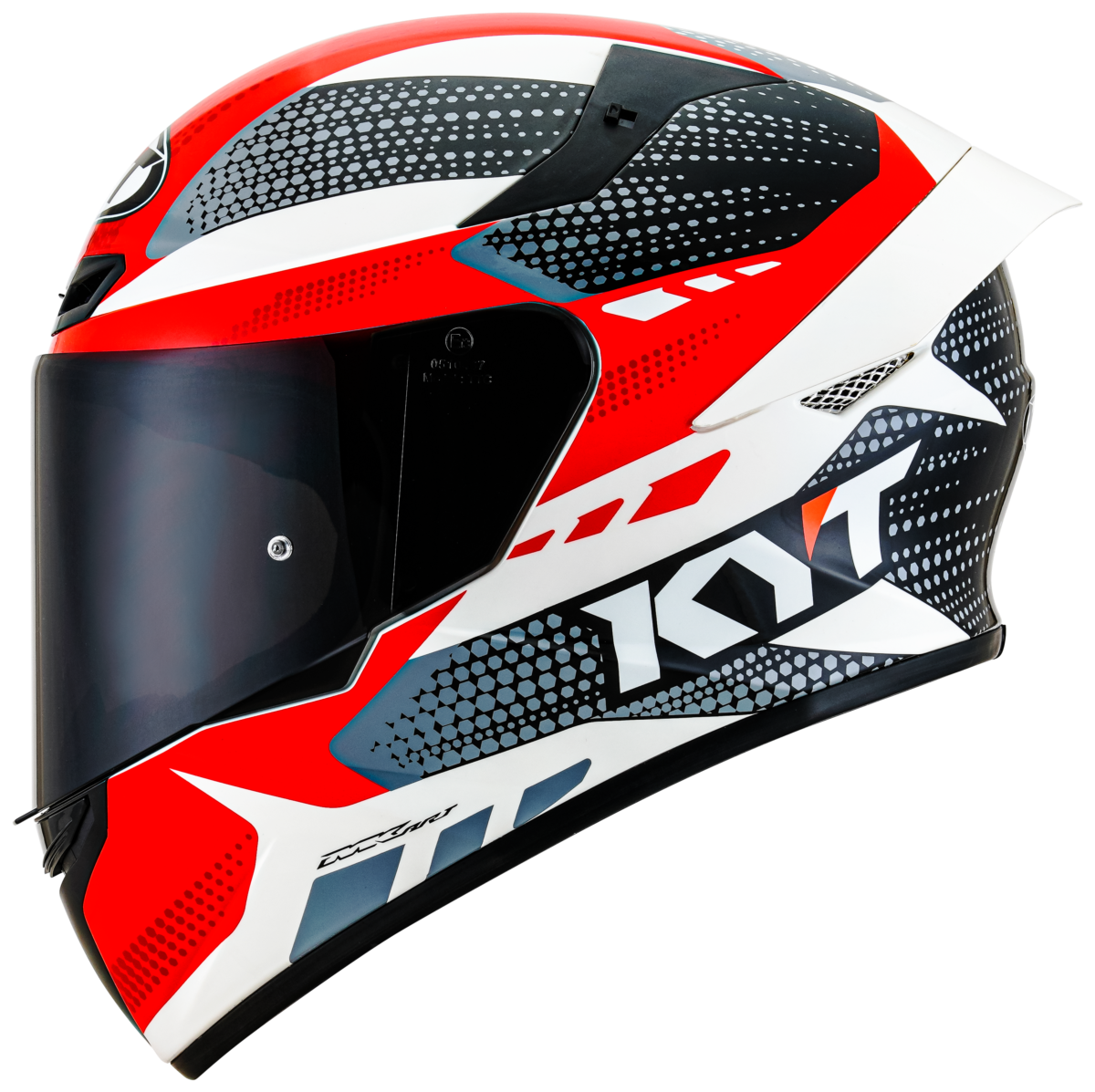 Kask Motocyklowy KYT TT-COURSE GEAR BLK/RED